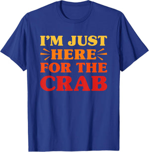 Crab I Love Crab Funny Food Lover T-Shirt - T-Shirt | Royal
