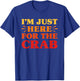 Crab I Love Crab Funny Food Lover T-Shirt - T-Shirt | Royal