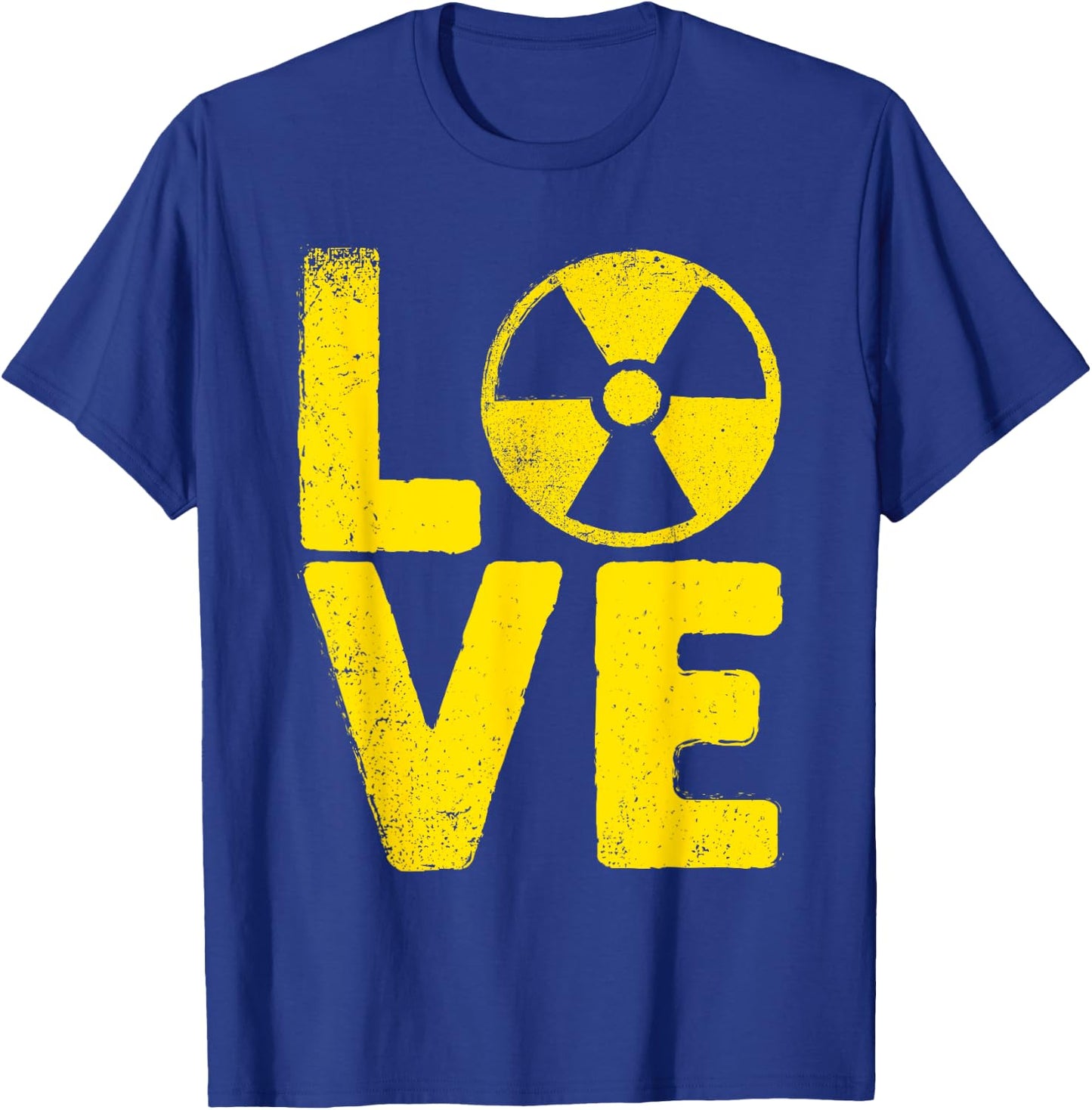 Funny Nuclear Men Women Radioactive Hazard Rad Tech Lovers T-Shirt - T-Shirt | Royal