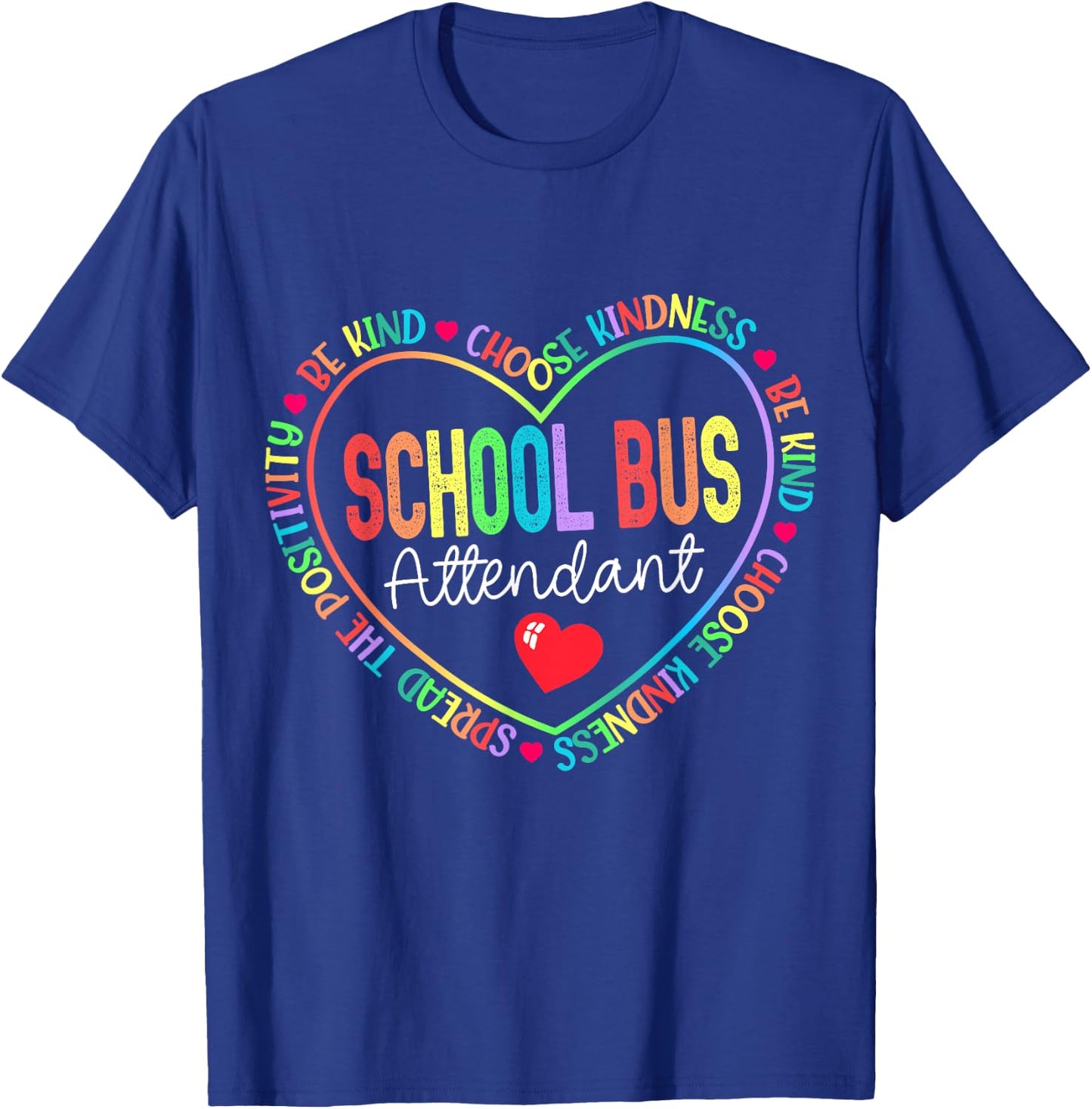 School Bus Attendant Squad Back-to-School Matching Group T-Shirt - T-Shirt | Royal