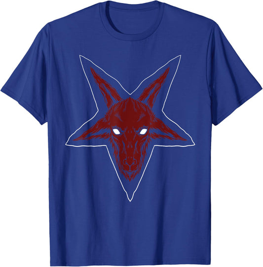 Baphomet Pentagram Lucifer Sigil Occult Satanic T-Shirt - T-Shirt | Royal