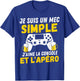 Simple guy i love aperitif and console funny teen video gamer , Black, S T-Shirt - T-Shirt | Royal
