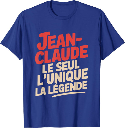 Jean Claude Men's Funny Funny Gift Funny T-Shirt - T-Shirt | Royal