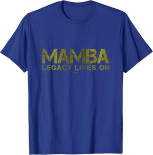 Legacy Lives on Basketball Court Legend Motivation T-Shirt - T-Shirt | Royal