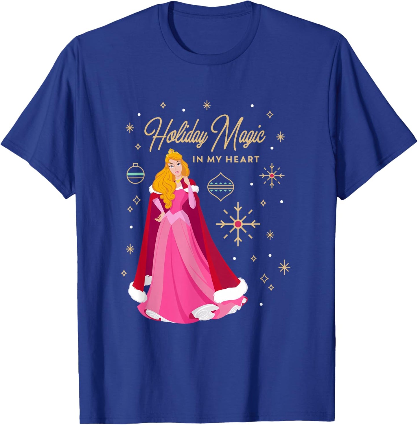 Disney Princess Aurora Holiday Magic in My Heart T-Shirt - T-Shirt | Royal