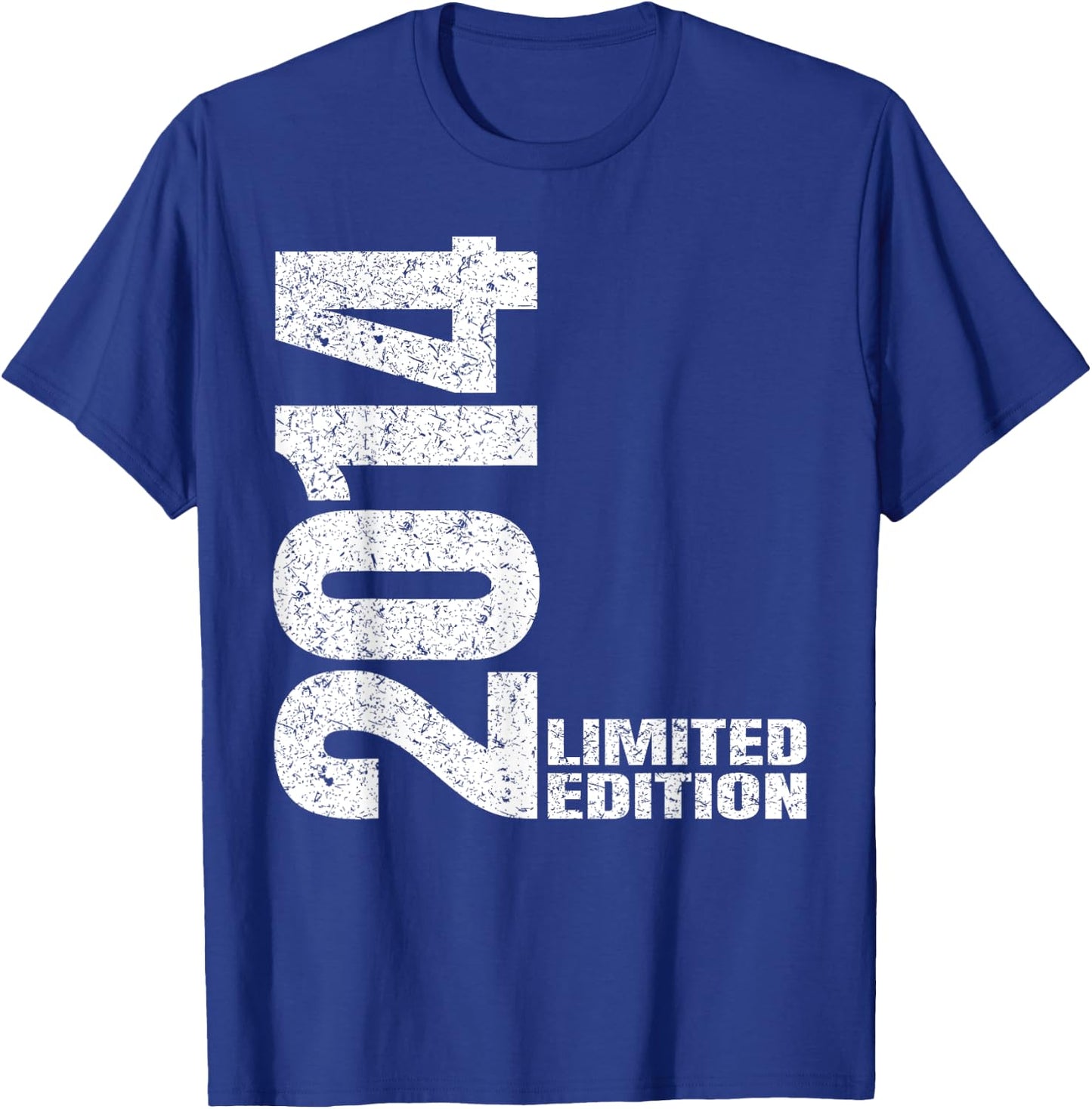 Vintage 2014 Limited Edition Classic 2014 Men Women Birthday , Black, S T-Shirt - T-Shirt | Royal