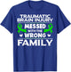 TBI Survivor Intracranial Injury Awareness Ribbon T-Shirt - T-Shirt | Royal