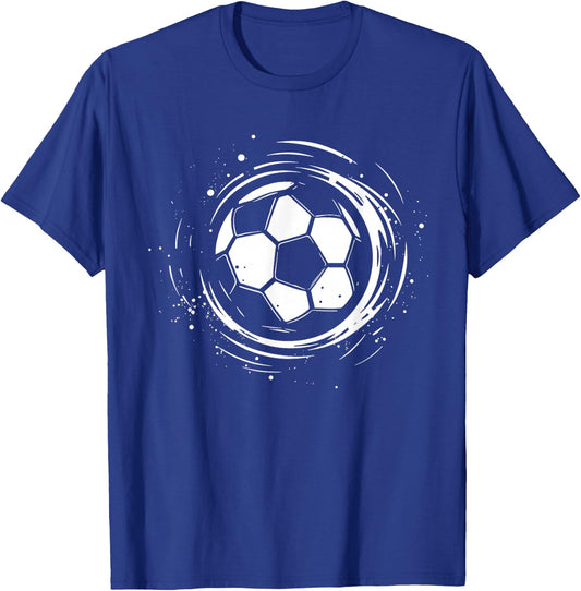 Football Graphic , Black, S T-Shirt - T-Shirt | Royal