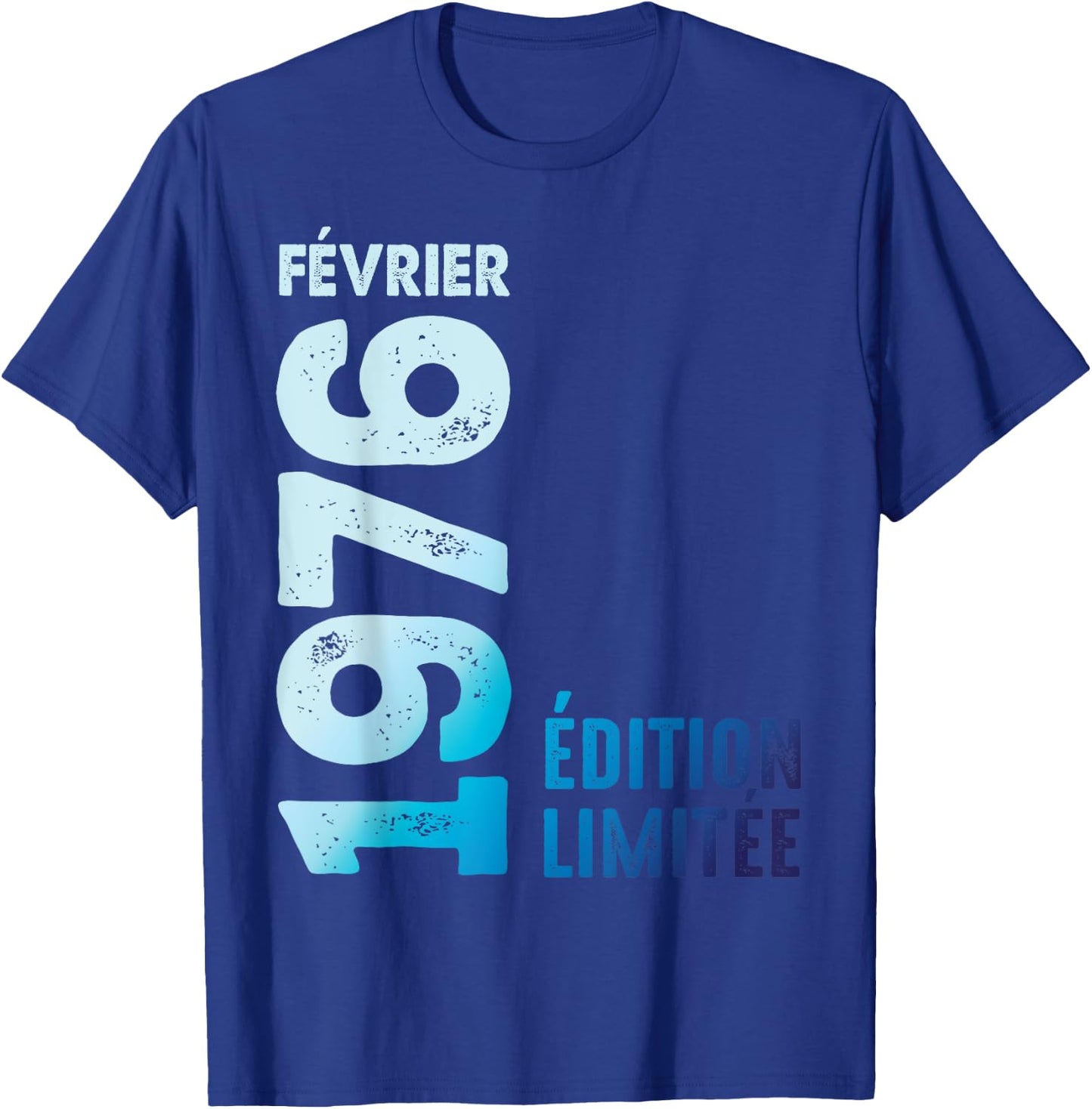 Limited Edition February 1976 T-Shirt - T-Shirt | Royal