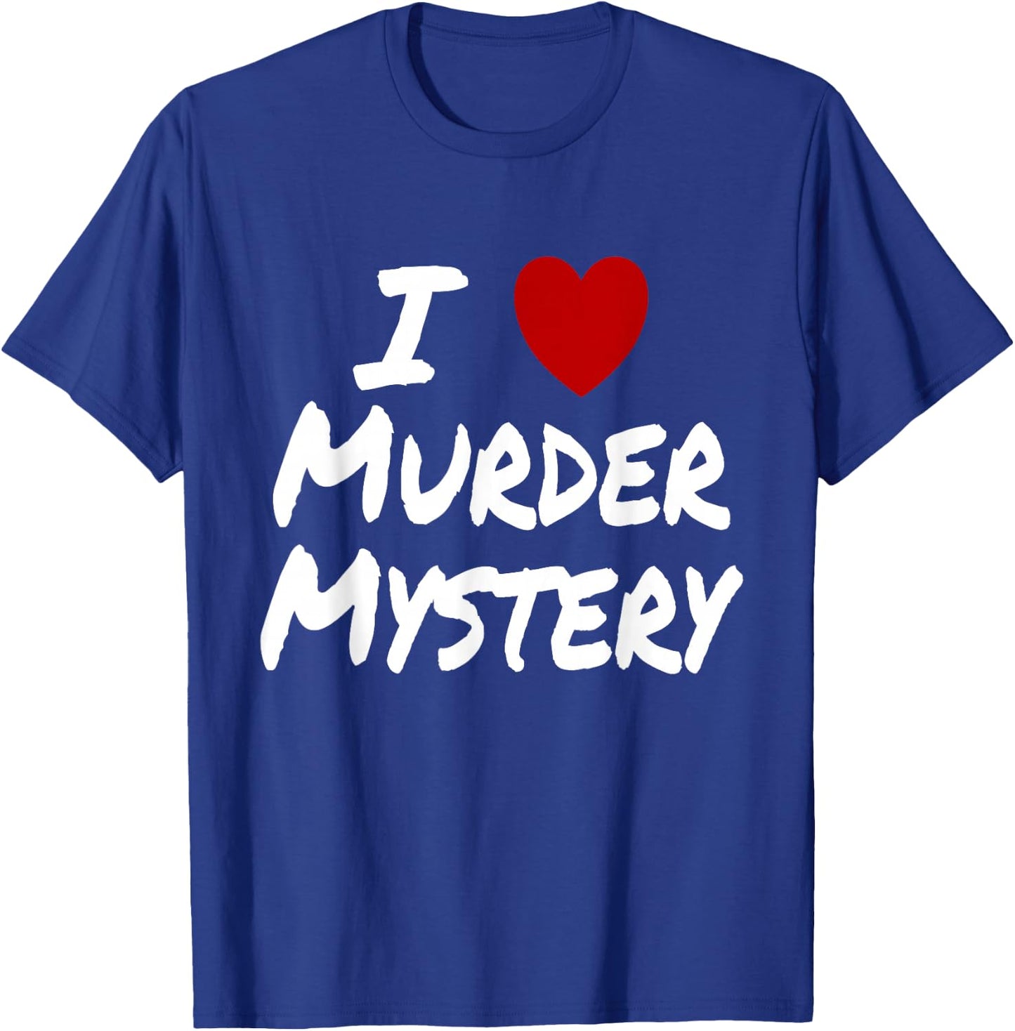 I Heart (Love) Murder Mystery TV Show Book Series Literature T-Shirt - T-Shirt | Royal