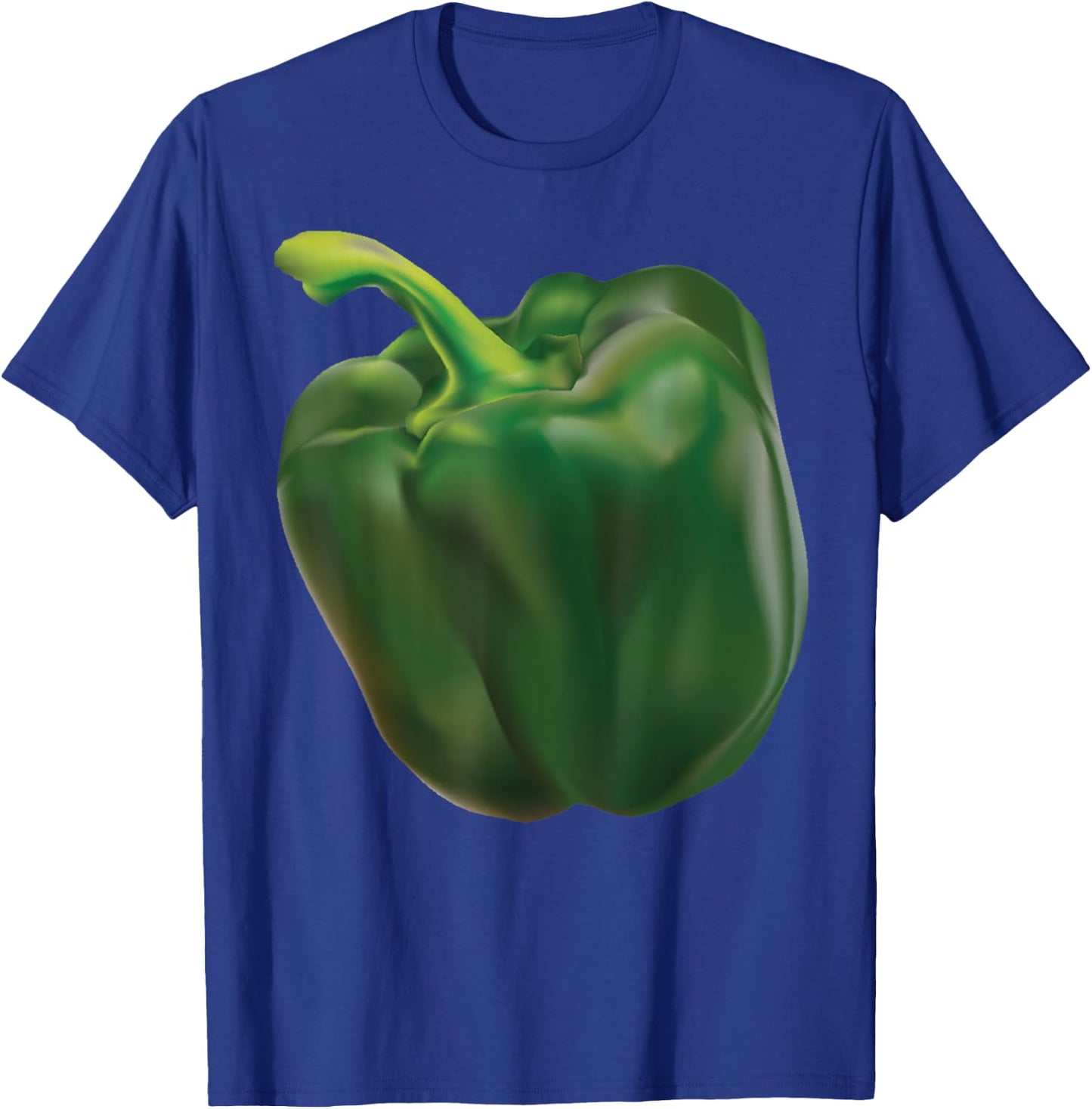 Green Bell Pepper Halloween Costume Veggie Salad T-Shirt - T-Shirt | Royal