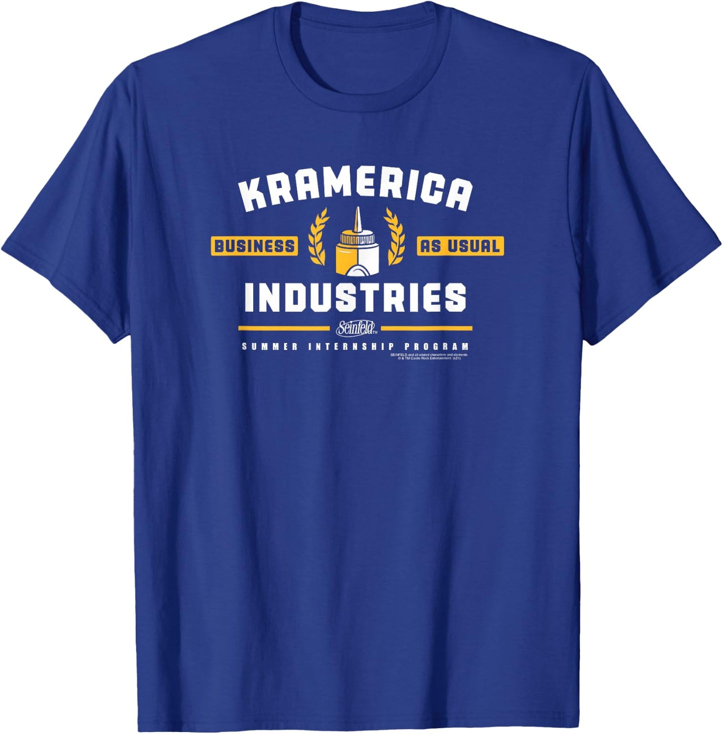 Seinfeld Kramerica Industries Business as Usual 90's TV Show T-Shirt - T-Shirt | Royal
