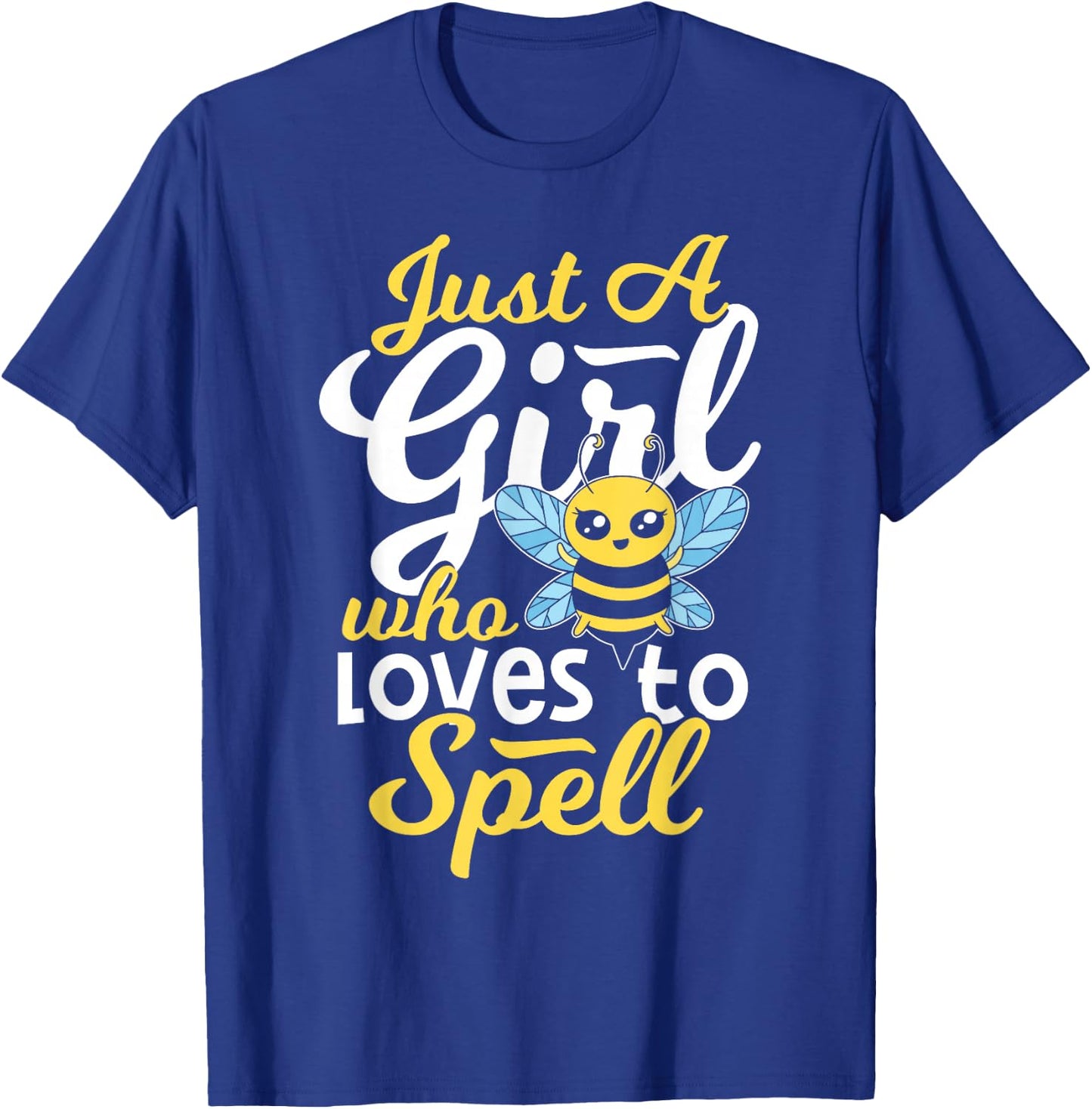 Spelling Bee Comeptition Winner - Girl Spelling Bee T-Shirt - T-Shirt | Royal
