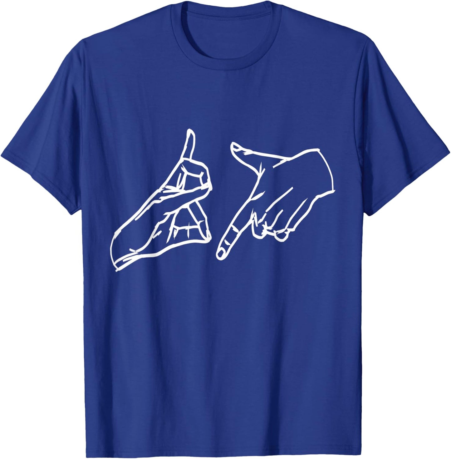 187 Hand Sign , black T-Shirt - T-Shirt | Royal