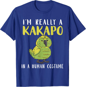 Kakapo Human Costume Kakapo Parrot Kakapo Bird New Zealand T-Shirt - T-Shirt | Royal