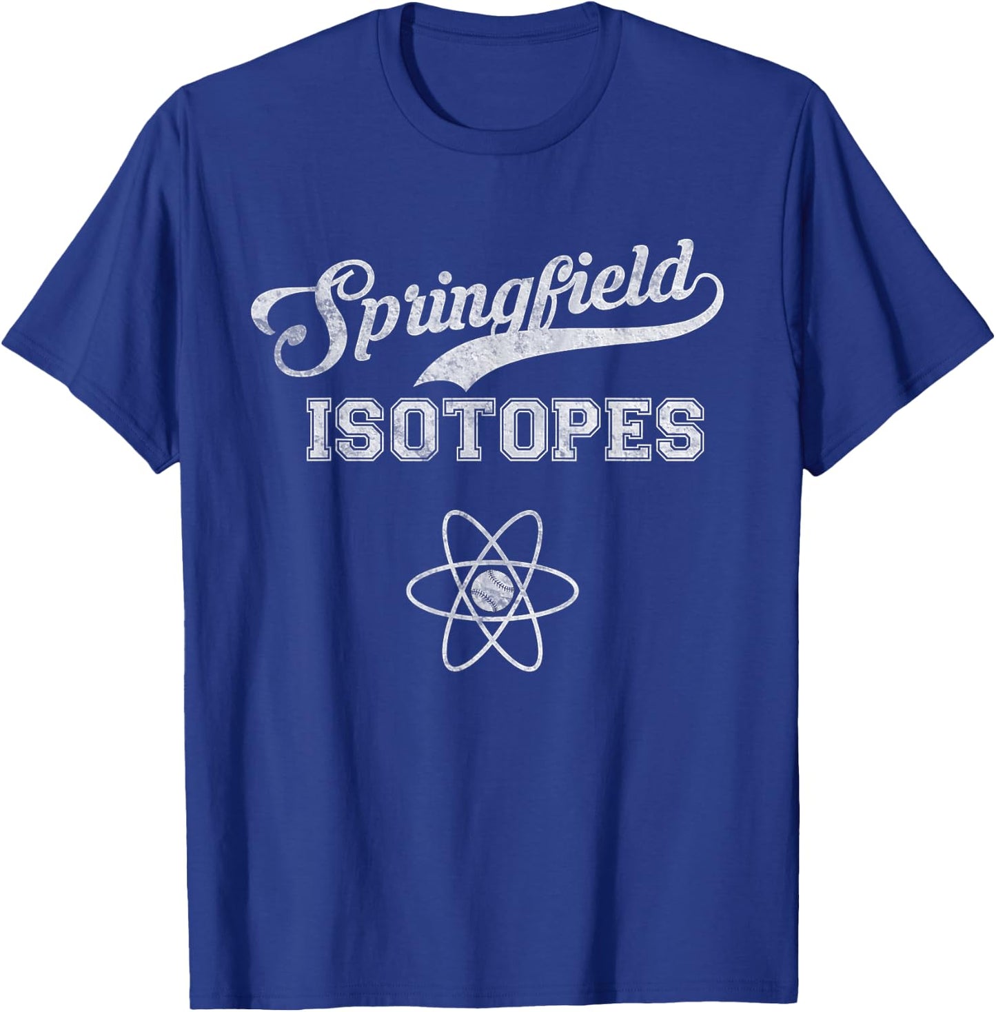 Springfield Isotopes Vintage Distressed T Shirt T-Shirt - T-Shirt | Royal