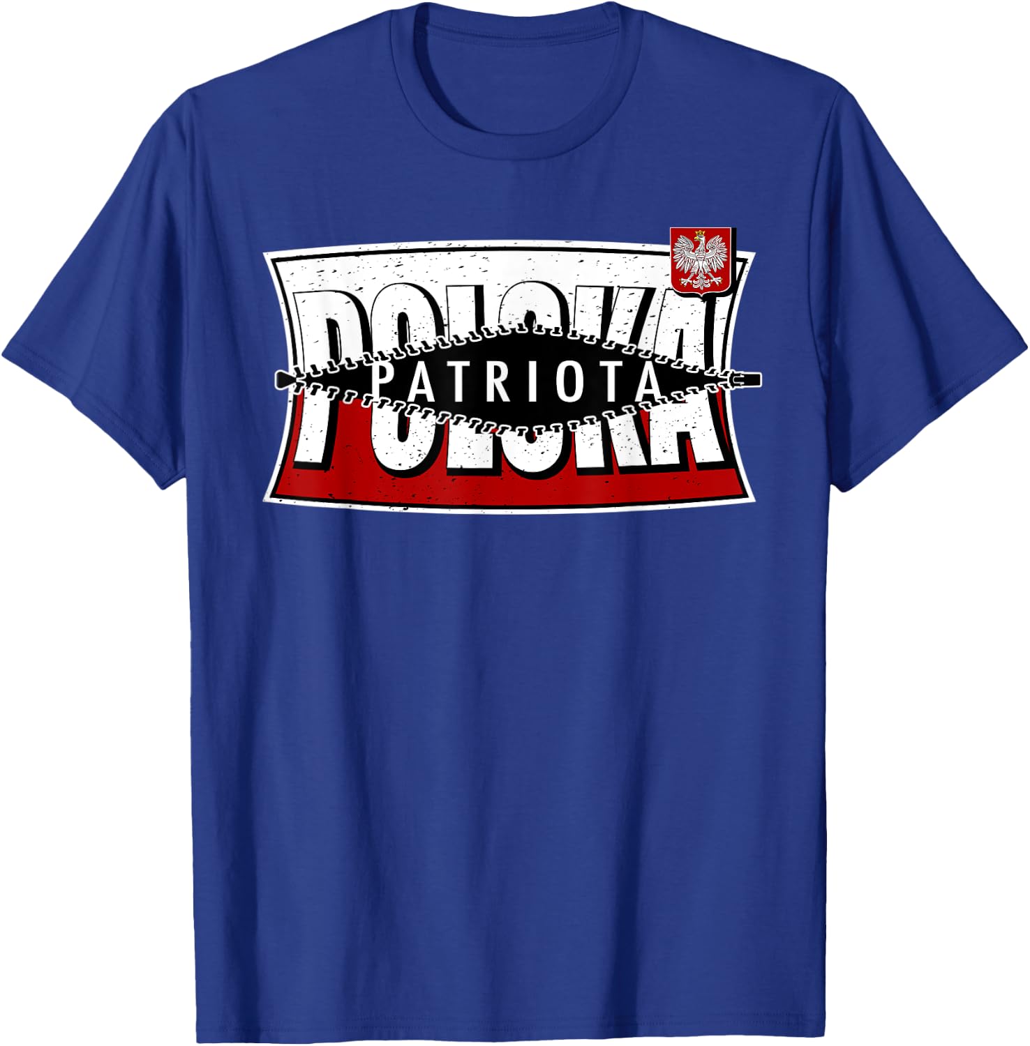 Polish Patriot Polski Patriota Polish Heritage Graphic T-Shirt - T-Shirt | Royal