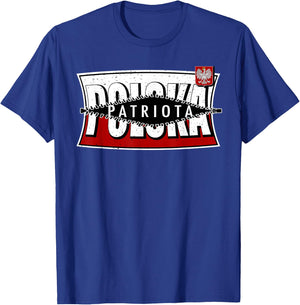 Polish Patriot Polski Patriota Polish Heritage Graphic T-Shirt - T-Shirt | Royal