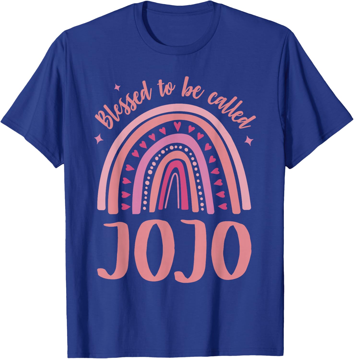 Jojo for Grandma Women Mother's Day Blessed Jojo T-Shirt - T-Shirt | Royal