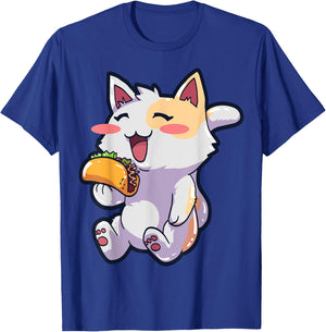 Anime Cat Taco Kawaii Neko T-Shirt - T-Shirt | Royal