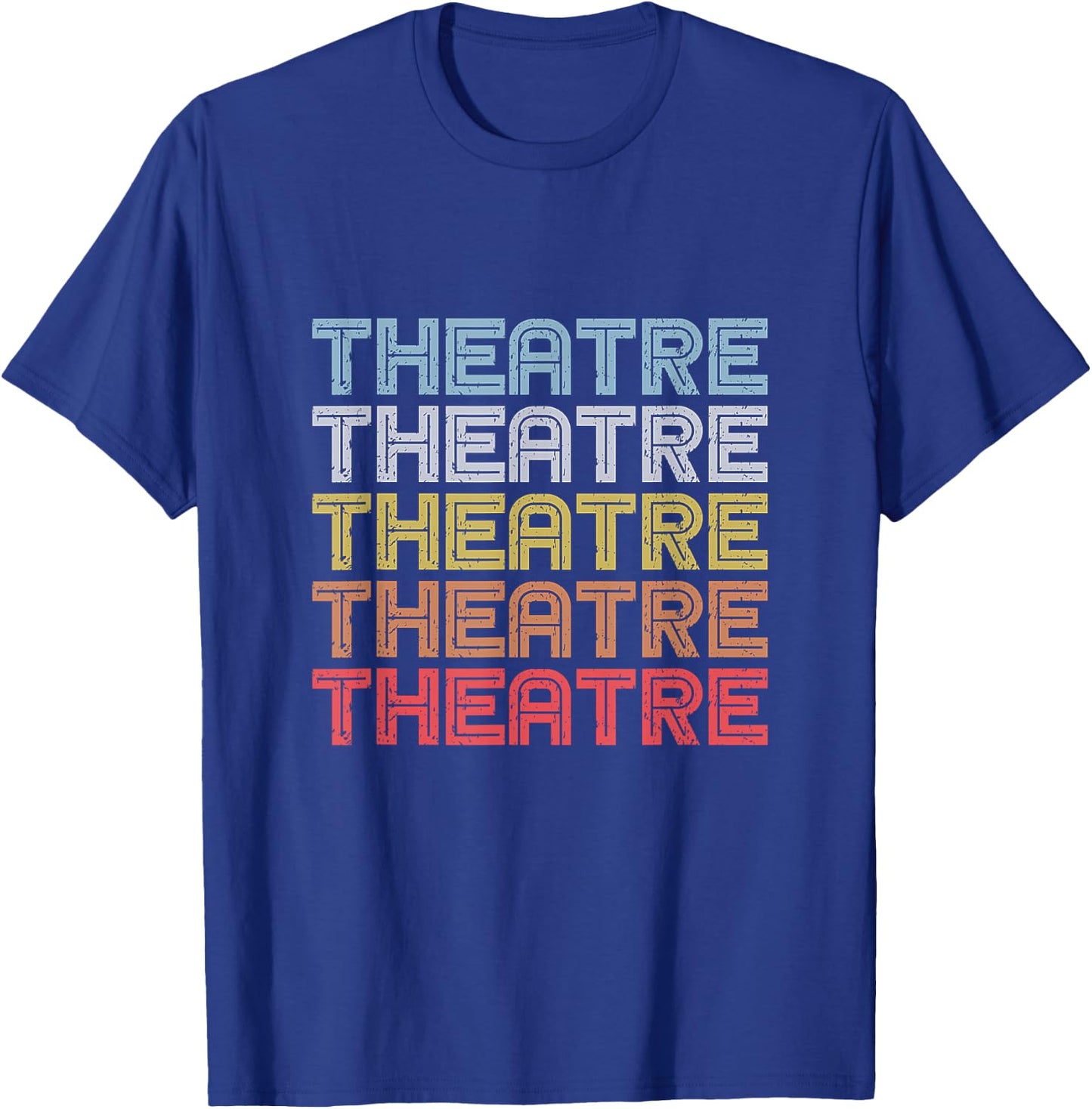 Retro Theatre Shirt Act Drama Teenagers Gift Youth Kids T-Shirt - T-Shirt | Royal