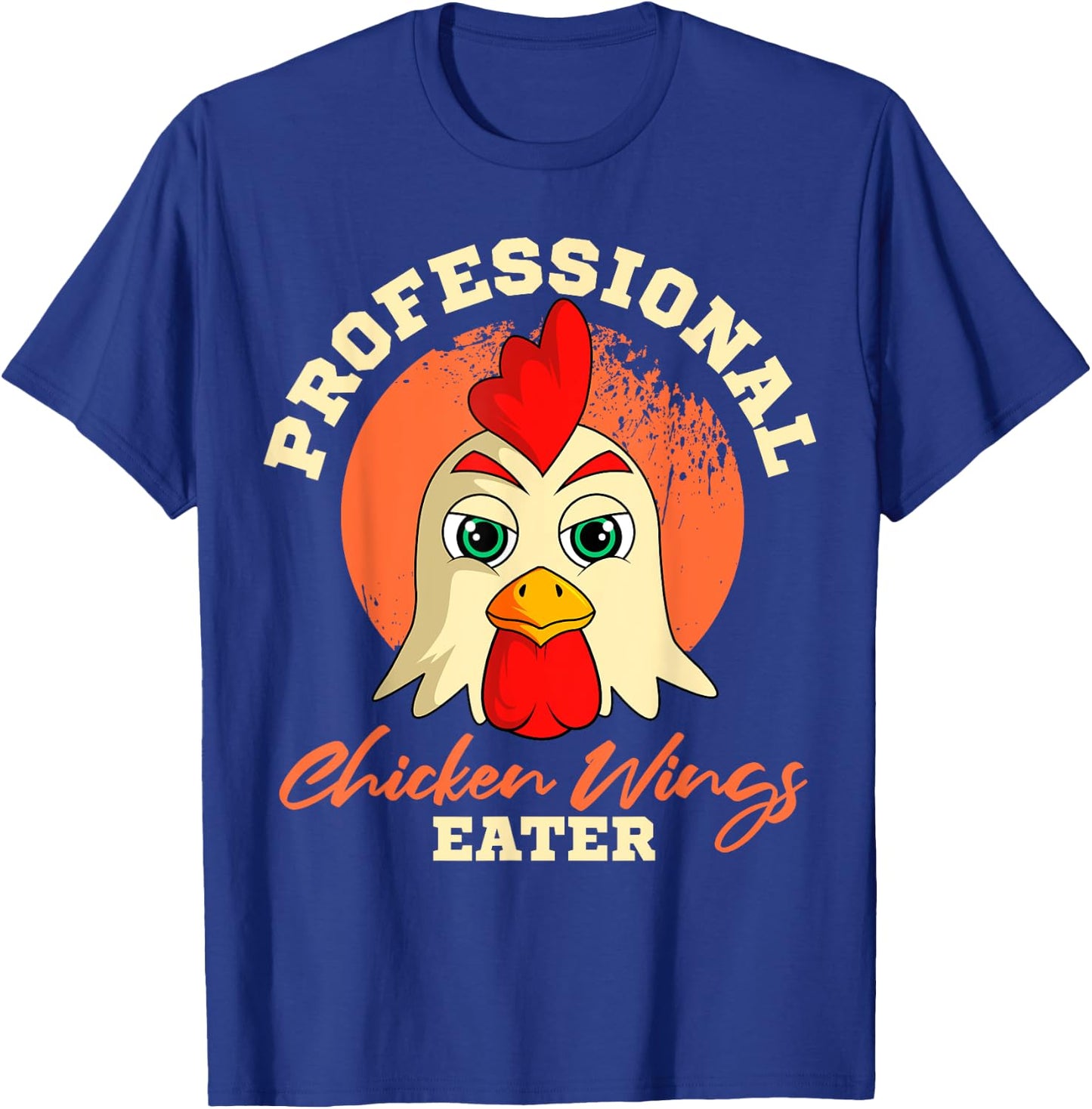 Chicken Wings Eater Retro Vintage Barbeque Buffalo Bbq Lover T-Shirt - T-Shirt | Royal