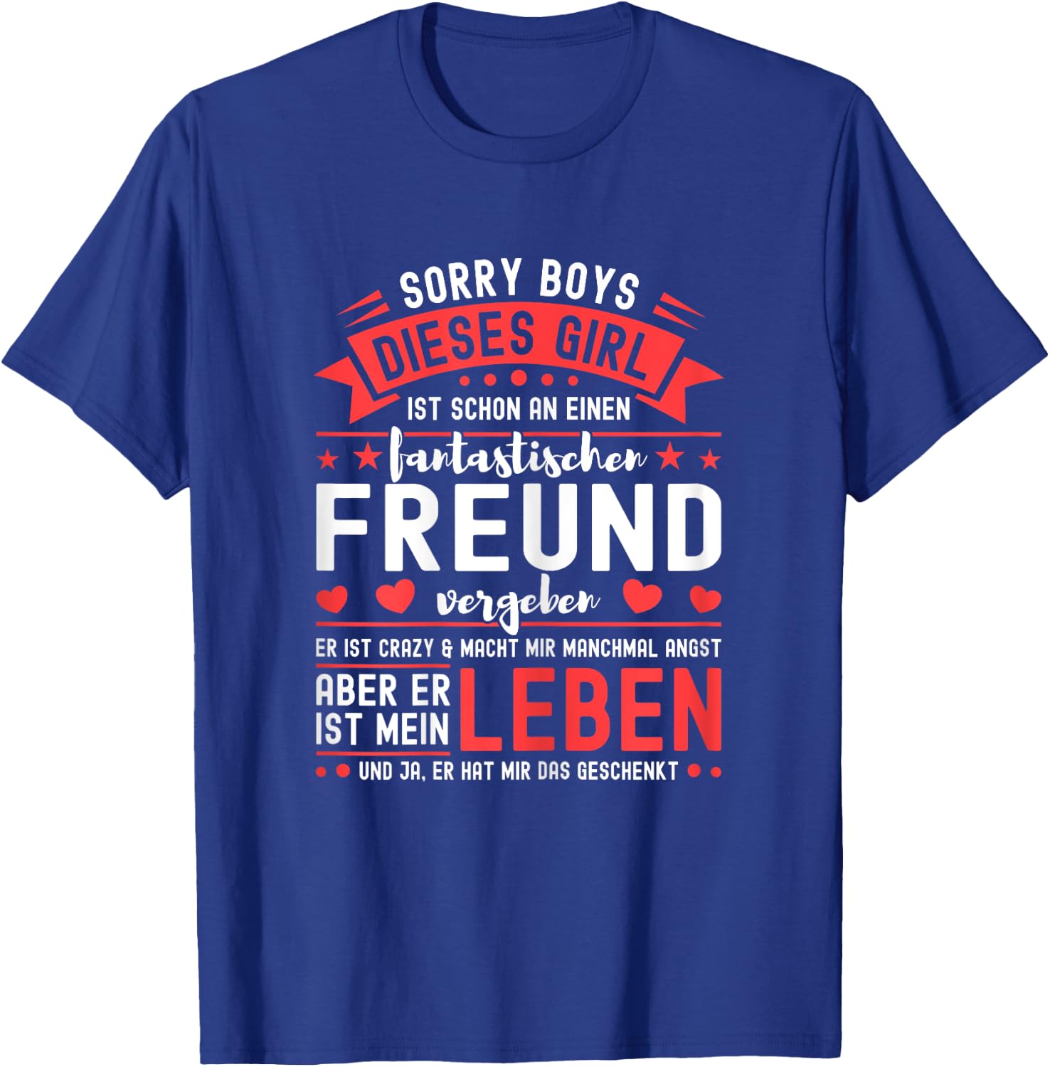 Women's Sorry Boys Dieses Girl ist vergeben - Couple - Girlfriend , black, s T-Shirt - T-Shirt | Royal