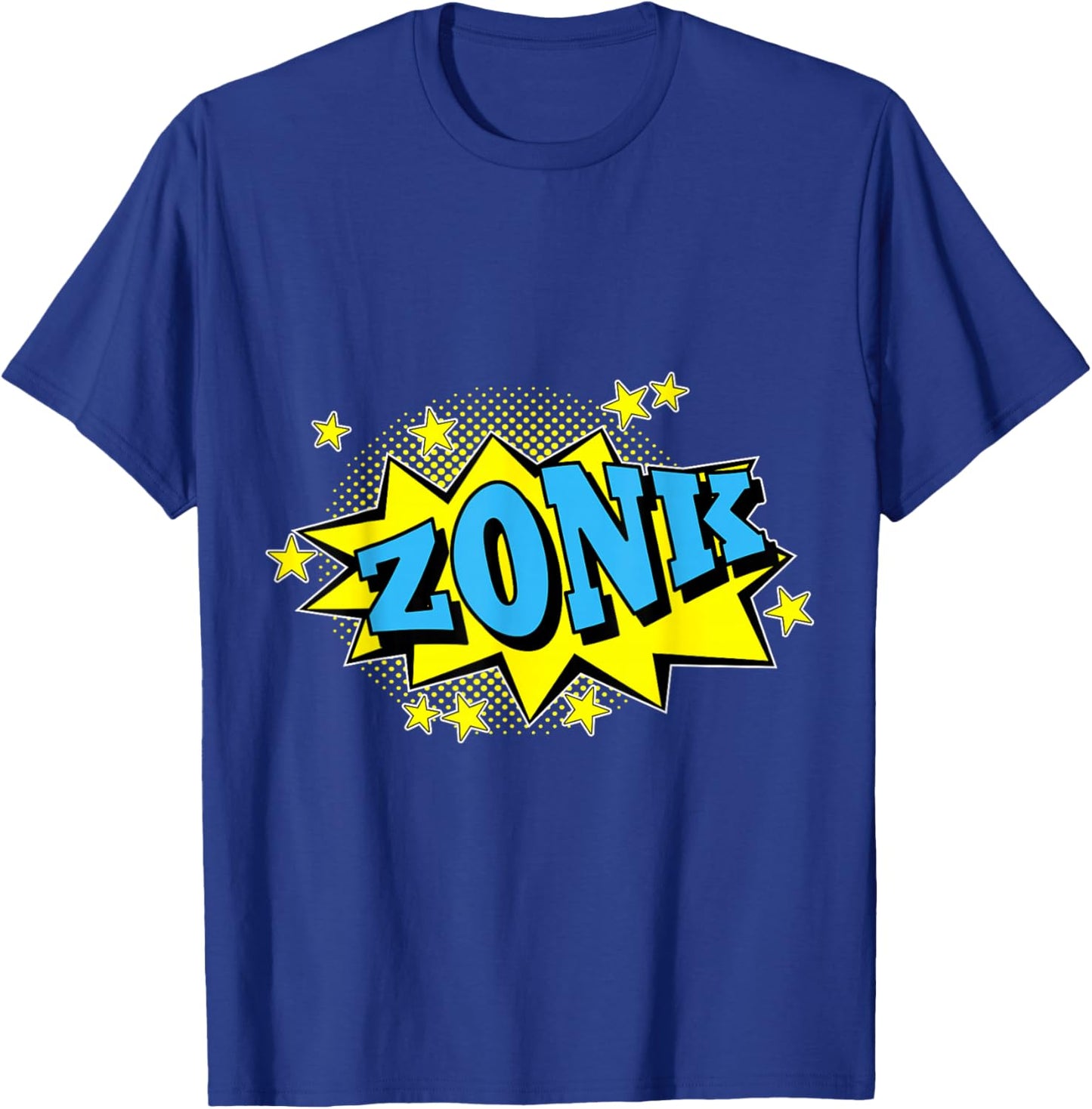 Zonk Cartoon Sound Effects T-Shirt - T-Shirt | Royal