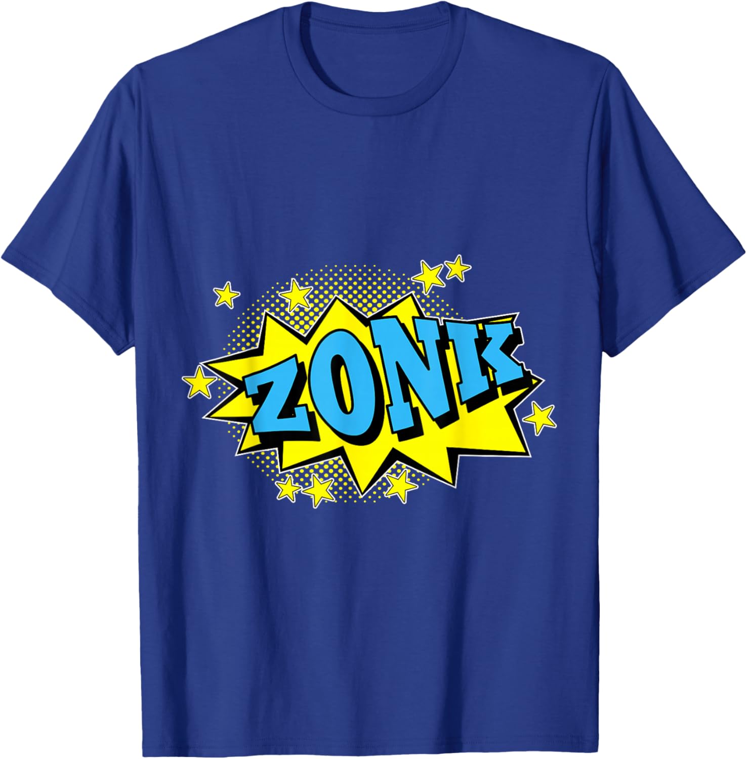 Zonk Cartoon Sound Effects T-Shirt - T-Shirt | Royal