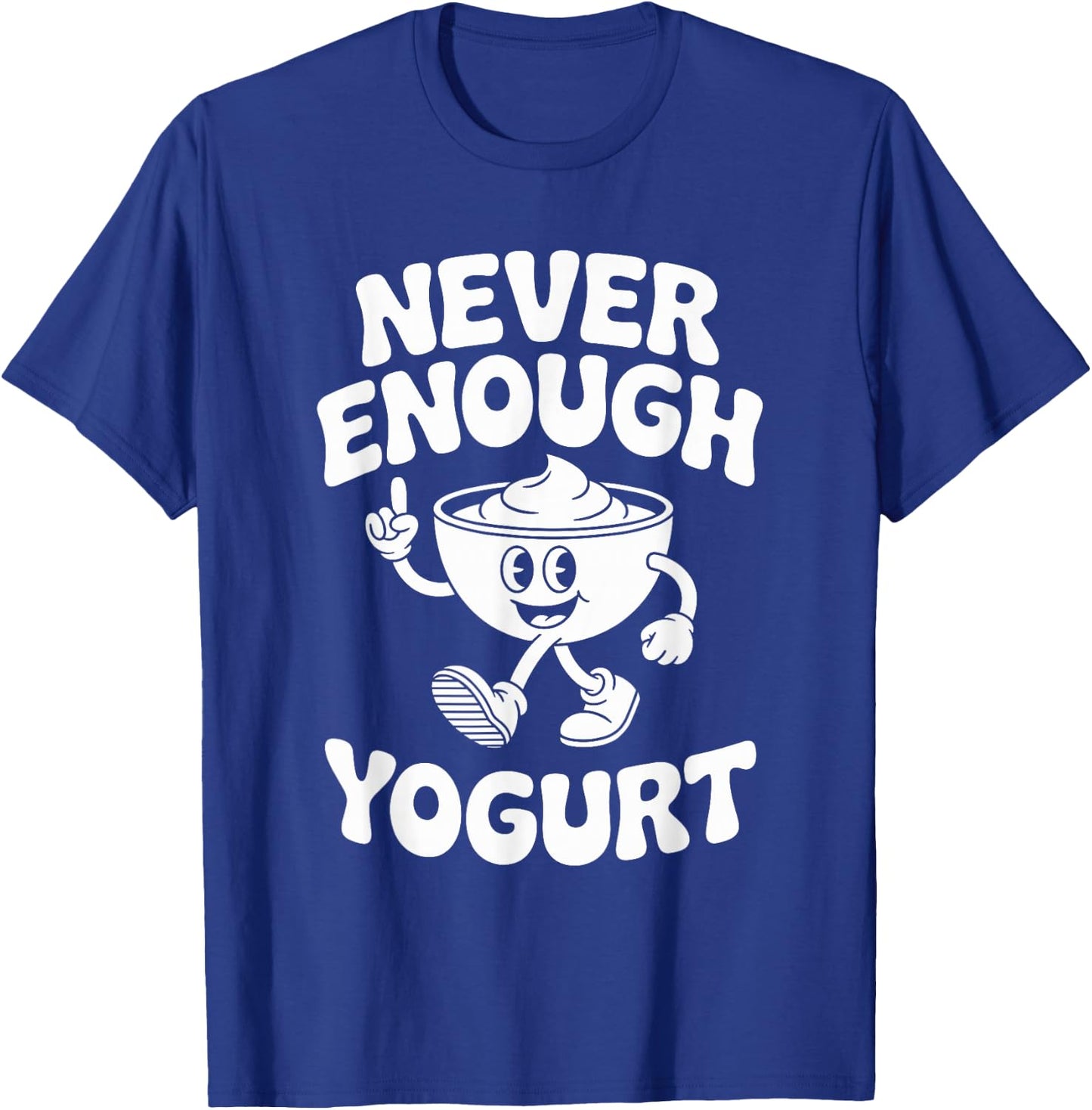 Funny Yogurt Retro T-Shirt - T-Shirt | Royal