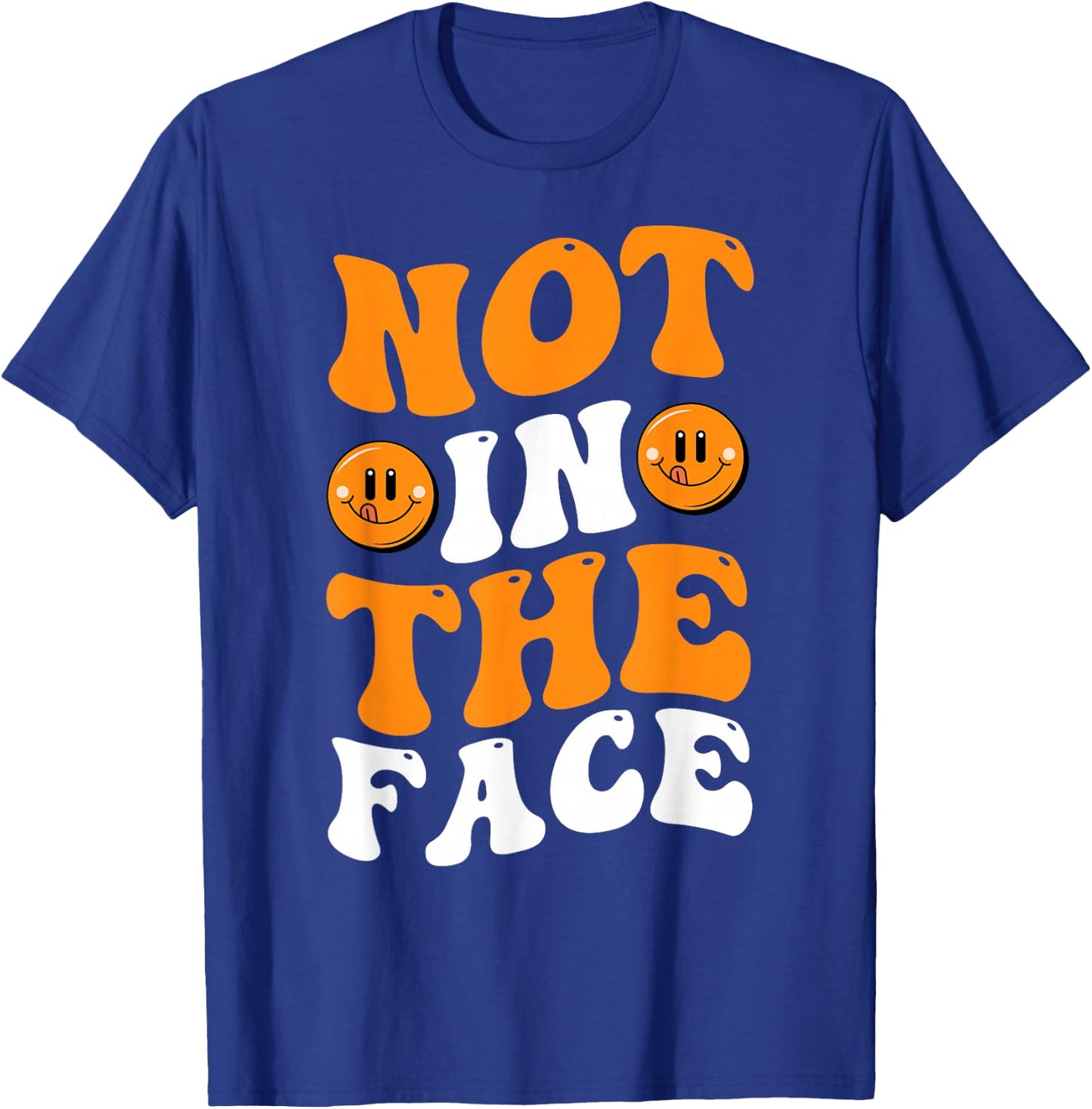 Not in the Face Dodgeball T-Shirt - T-Shirt | Royal