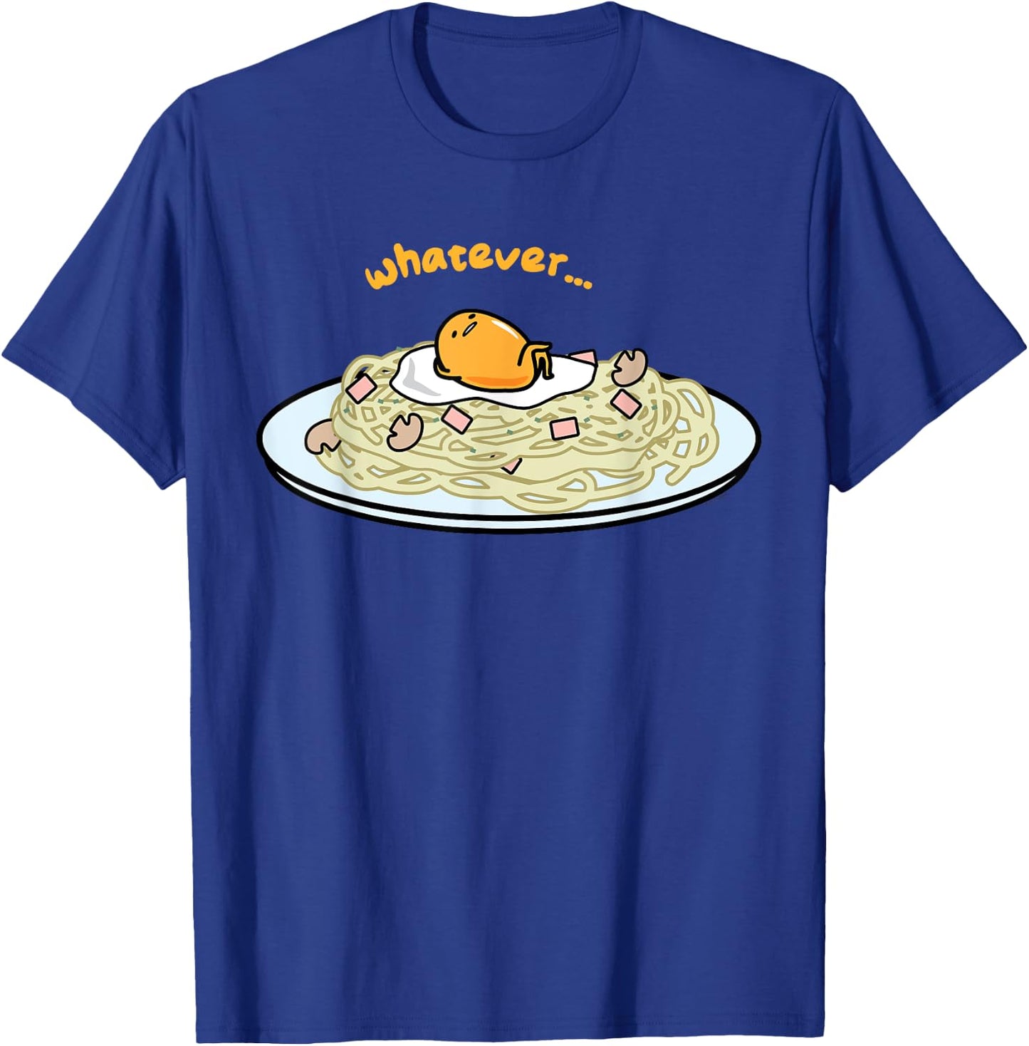 Gudetama "Whatever" Pasta Shirt T-Shirt - T-Shirt | Royal