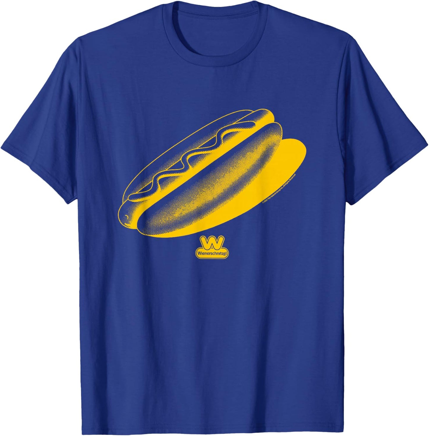 Wienerschnitzel Delicious Hot Dog Vintage Chest Logo , Small, Red T-Shirt - T-Shirt | Royal