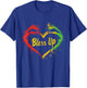Rasta Reggae Music Jah Bless Up Hand Heart Rastafari T-Shirt - T-Shirt | Royal