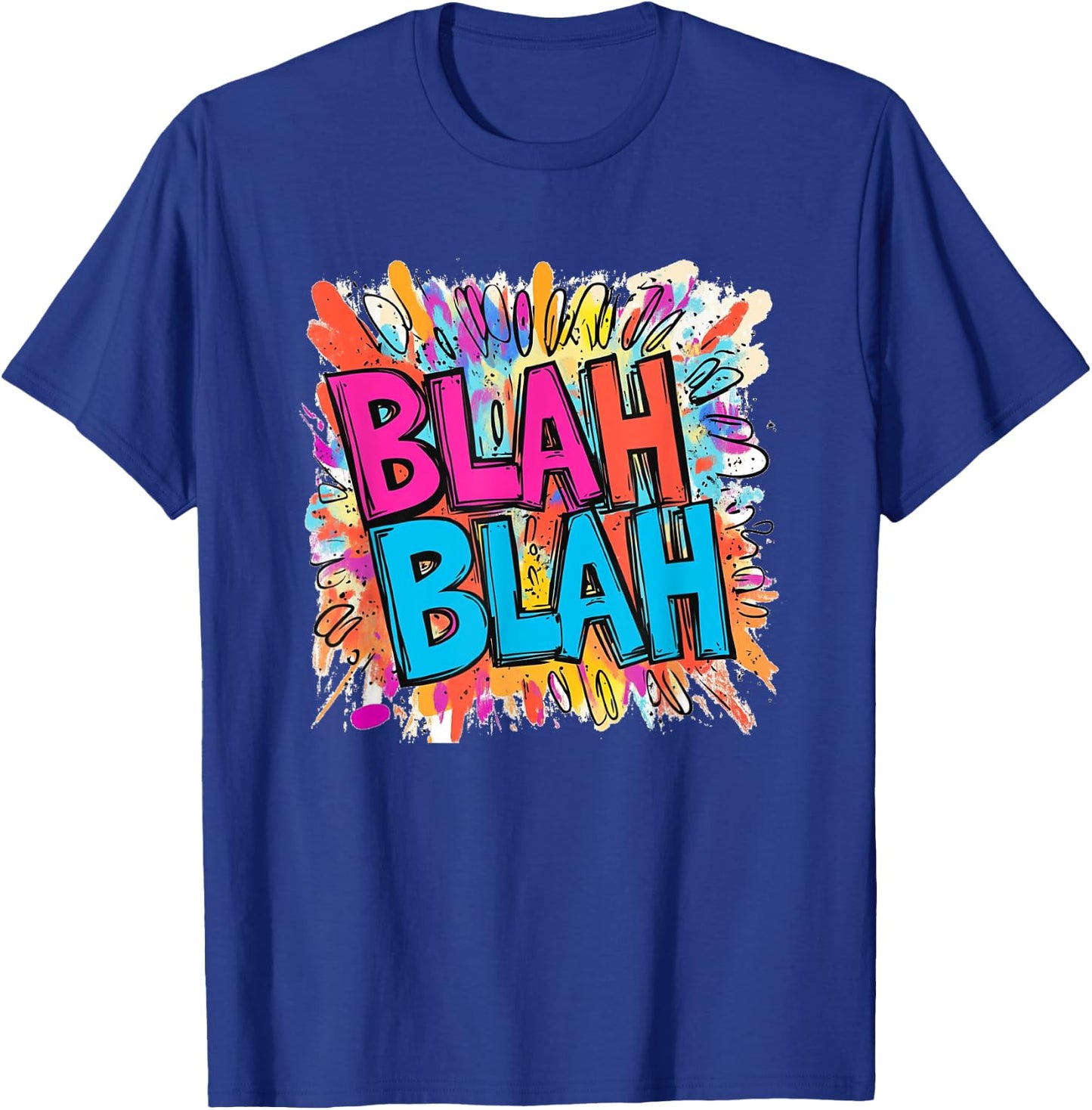 Mehrfarbiges Blah-Kostüm T-Shirt - T-Shirt | Royal