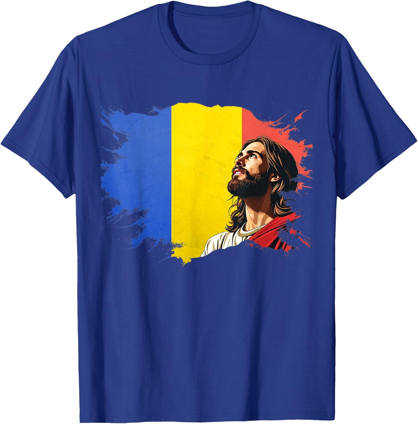 Romanian Heritage Proud Christian T-Shirt - T-Shirt | Royal