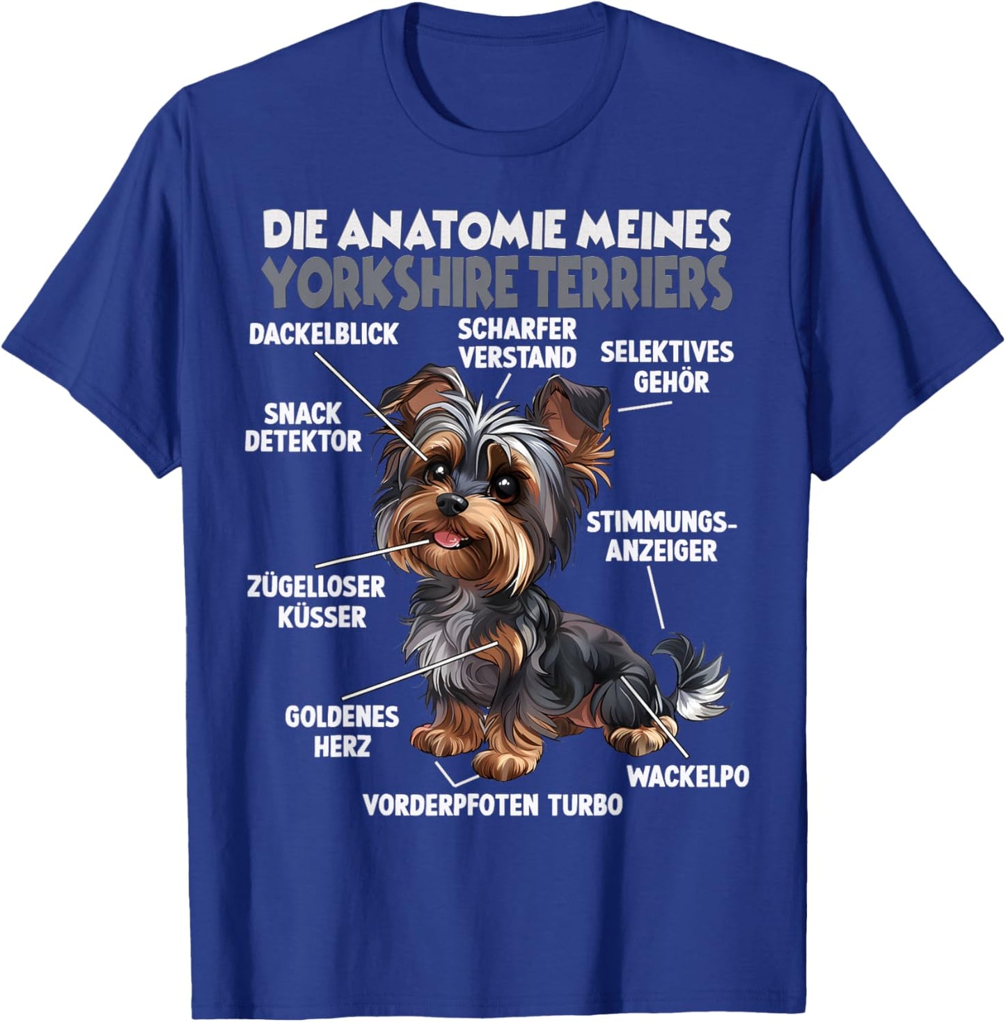 Yorkshire Terrier Gassi T Dog Lovers Yorkshire Dog , black T-Shirt - T-Shirt | Royal
