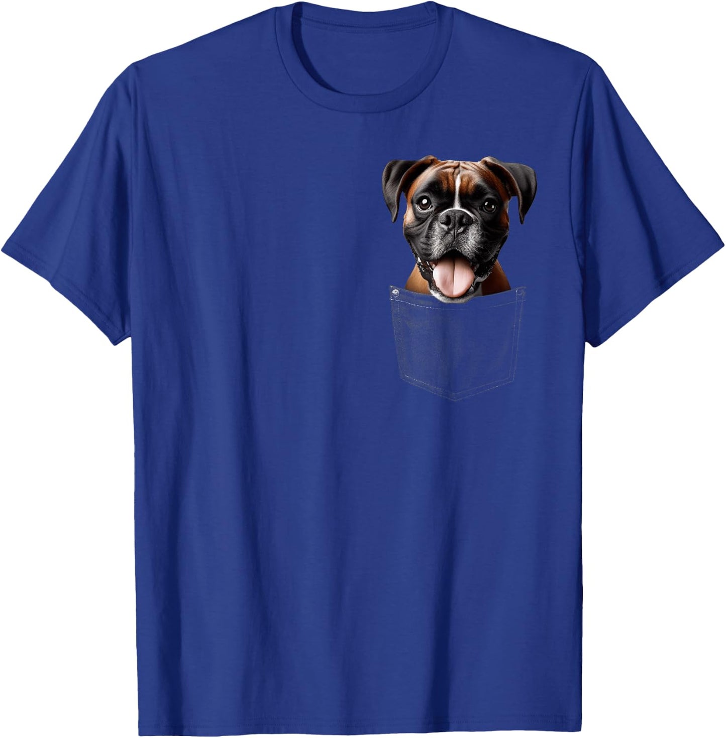 Pocket Boxer Cute Dog Lover Owner Gift T-Shirt - T-Shirt | Royal