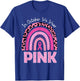 In October We Wear Pink Breast Cancer Awareness Pink Ribbon T-Shirt - T-Shirt | Royal