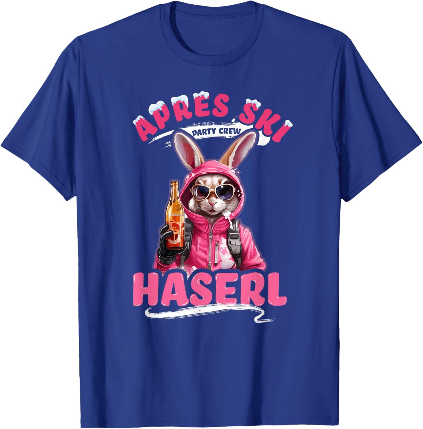 Apres Ski Haserl Rabbit Skihaserl Women's Party Crew , black T-Shirt - T-Shirt | Royal
