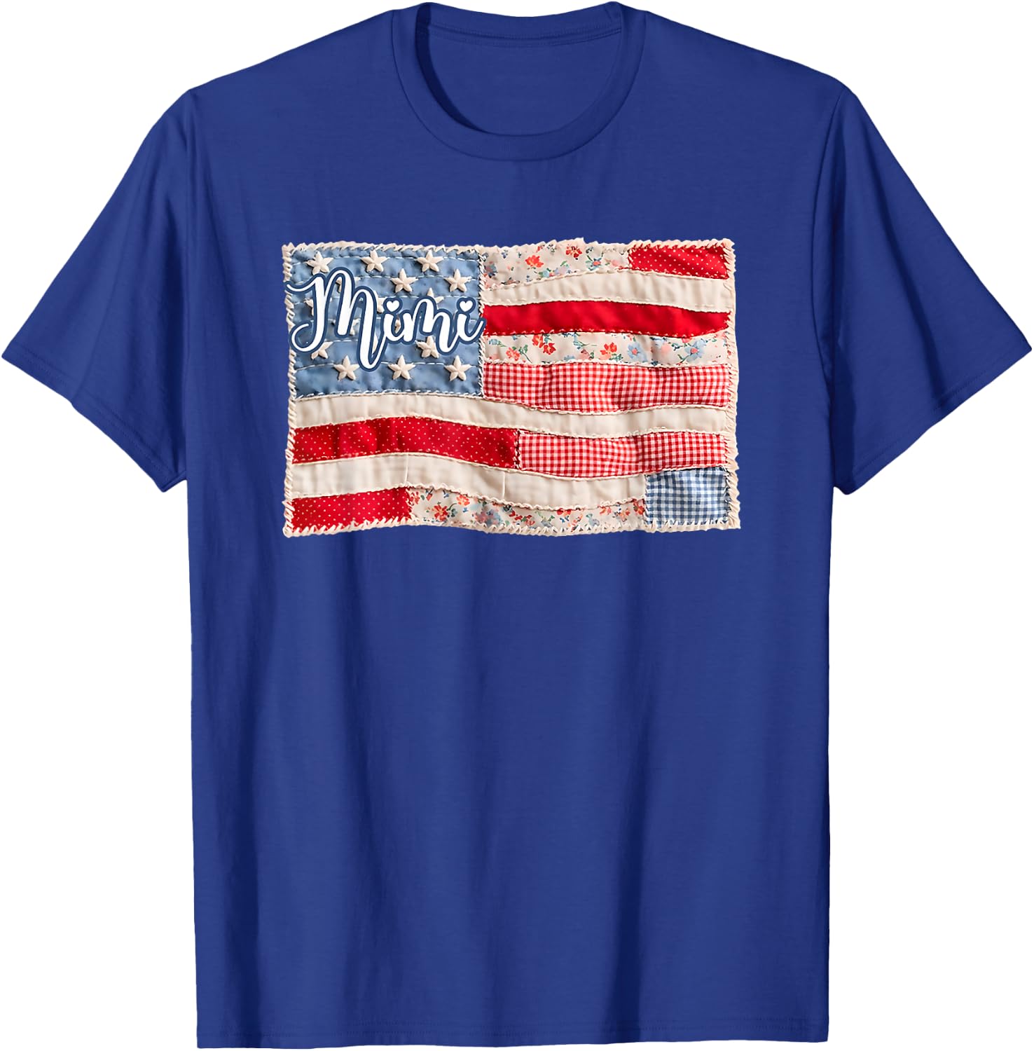Mimi Patriotic American Flag 4th of July T-Shirt - T-Shirt | Royal