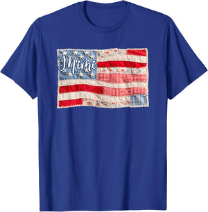 Mimi Patriotic American Flag 4th of July T-Shirt - T-Shirt | Royal