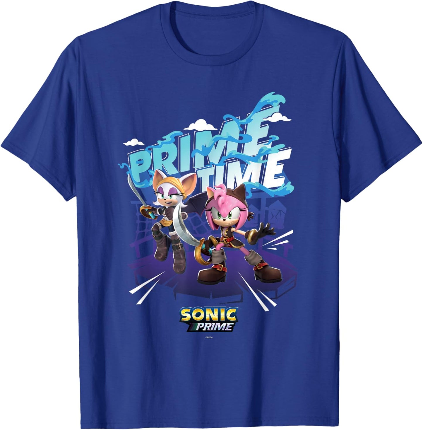 Sonic the Hedgehog, Sonic Prime - Prime Time T-Shirt - T-Shirt | Royal
