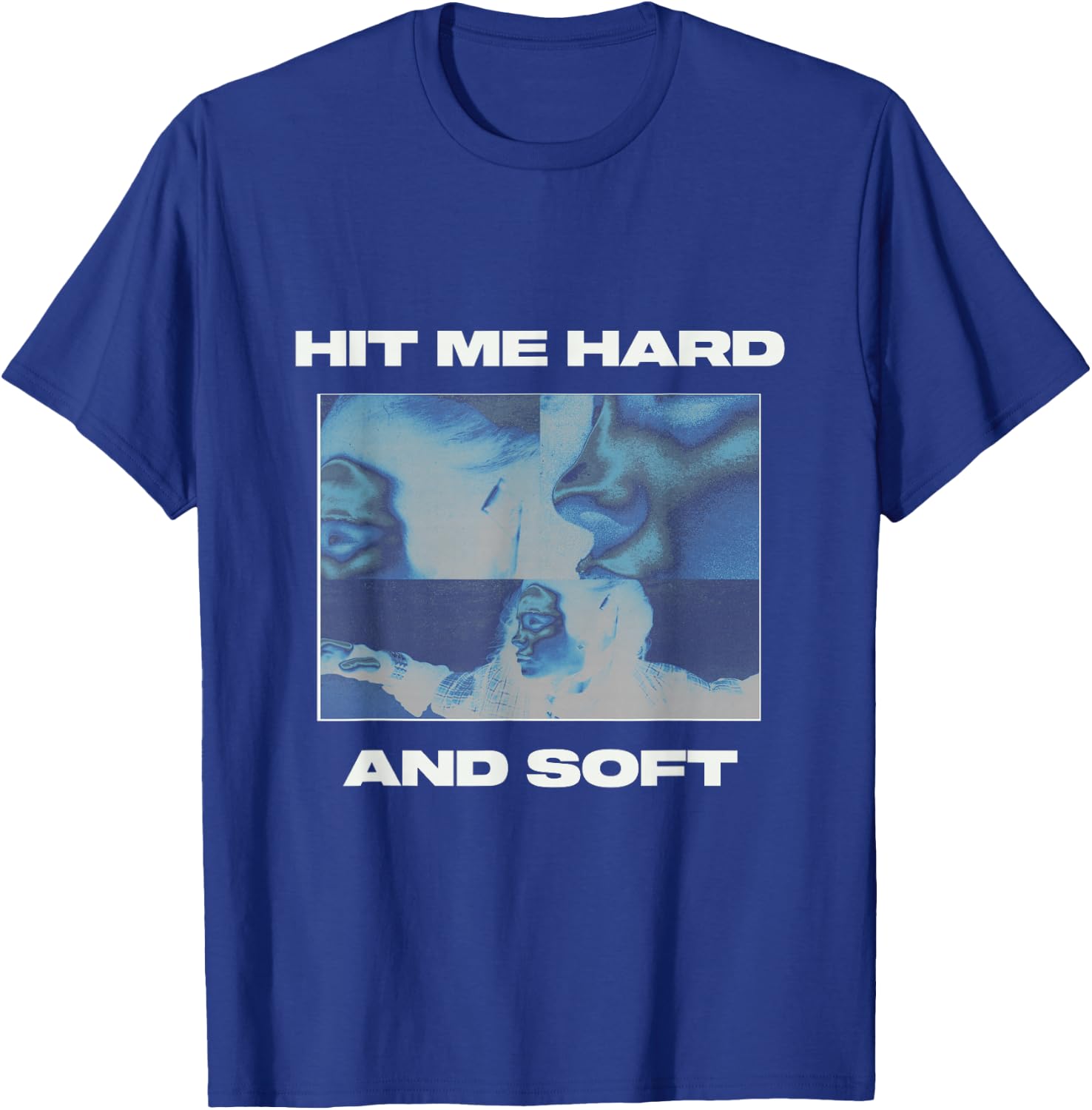 Official Billie Eilish HIT ME Hard and Soft Inverted Red , Red, S T-Shirt - T-Shirt | Royal
