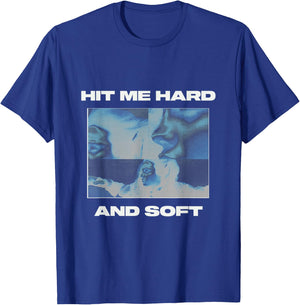Official Billie Eilish HIT ME Hard and Soft Inverted Red , Red, S T-Shirt - T-Shirt | Royal