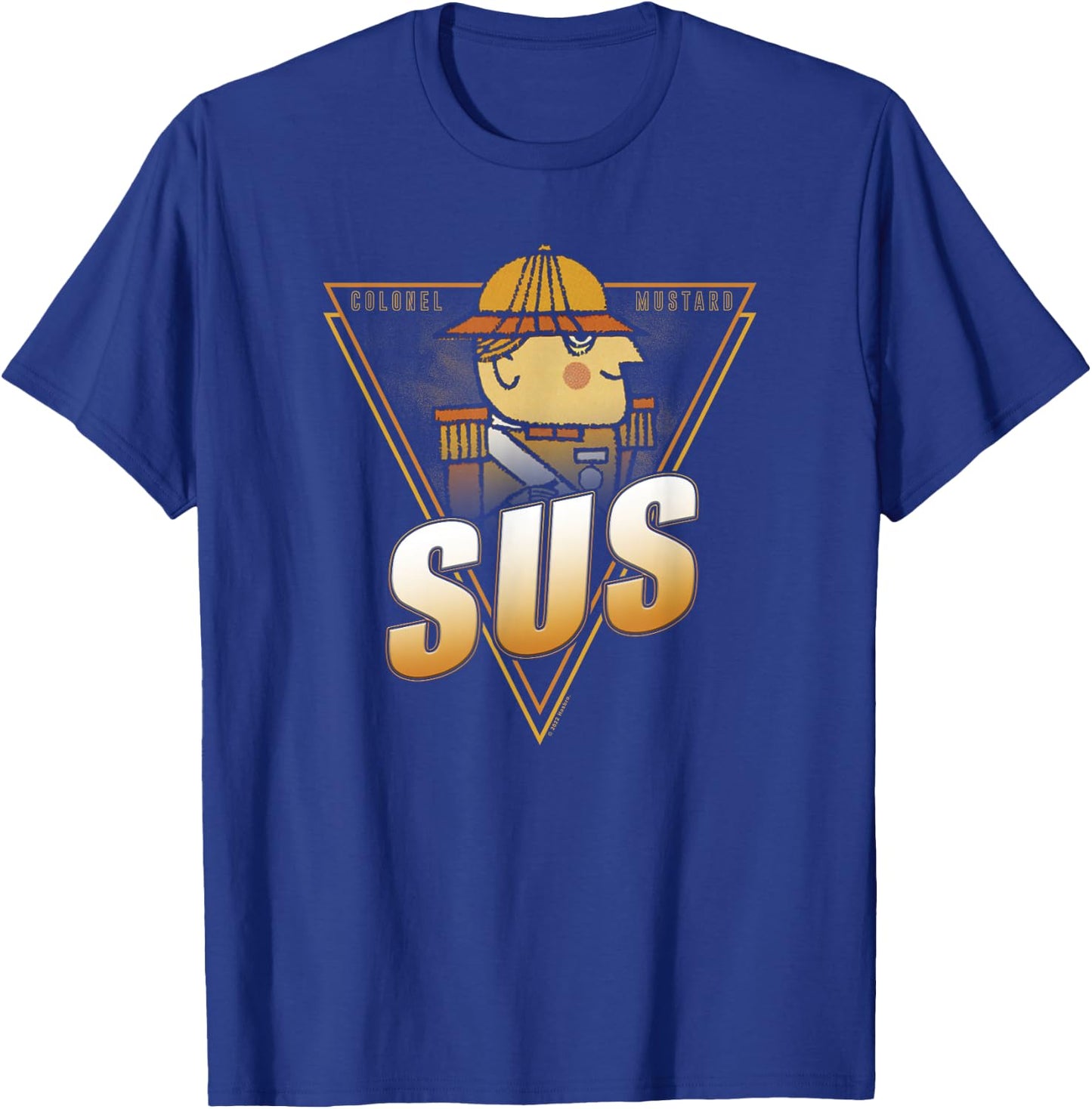Clue Colonel Mustard SUS Poster T-Shirt - T-Shirt | Royal