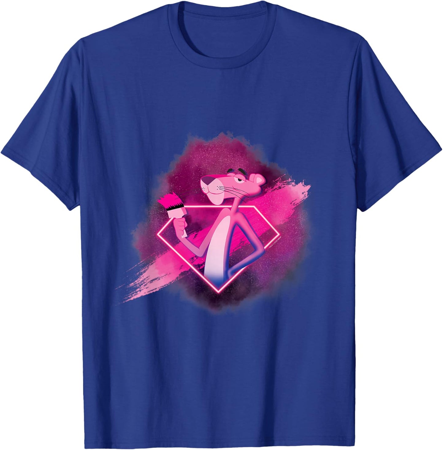 Pink Panther Diamond Paint Brush T-Shirt - T-Shirt | Royal