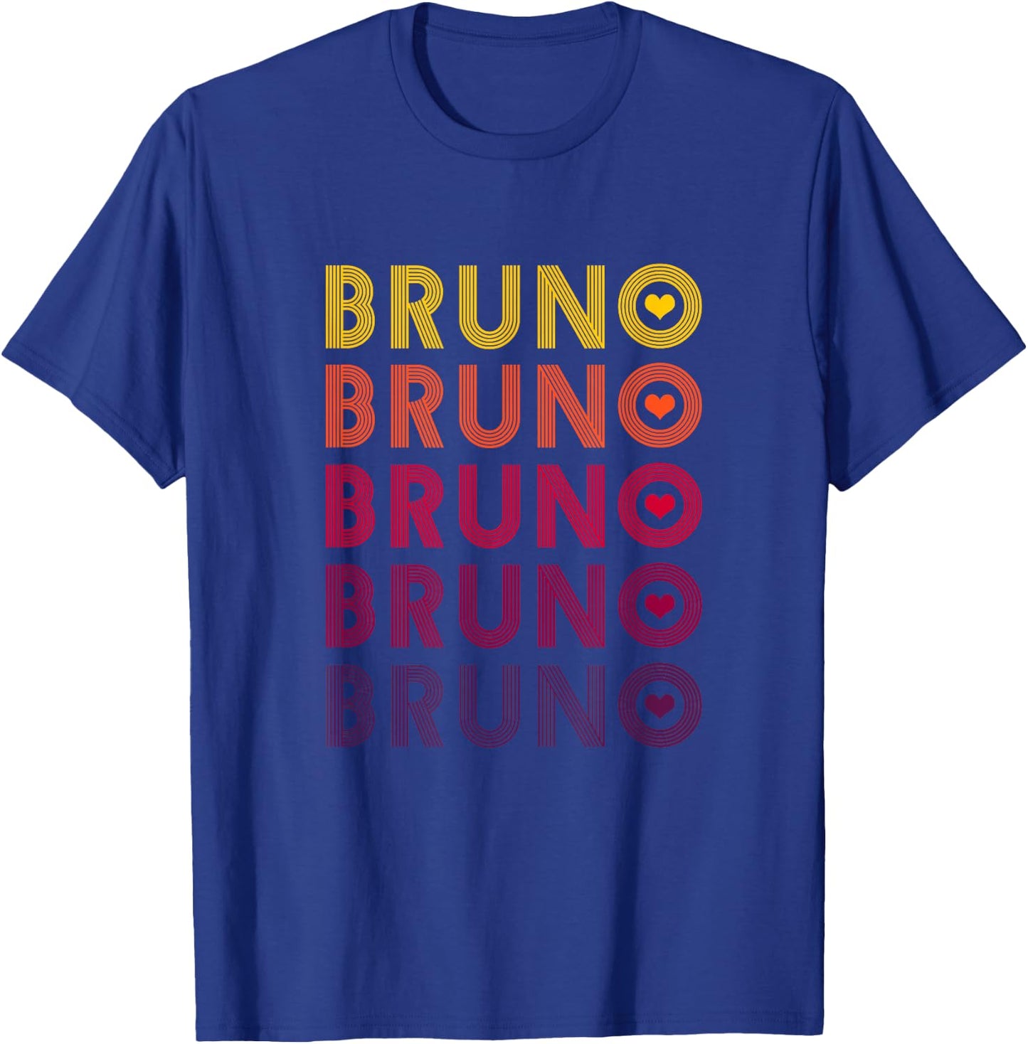 Cute Bruno Lover Heart Man Women T-Shirt - T-Shirt | Royal