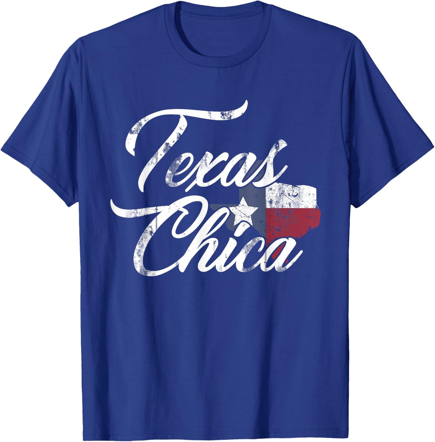 Texas Chica Texas T-Shirt - T-Shirt | Royal