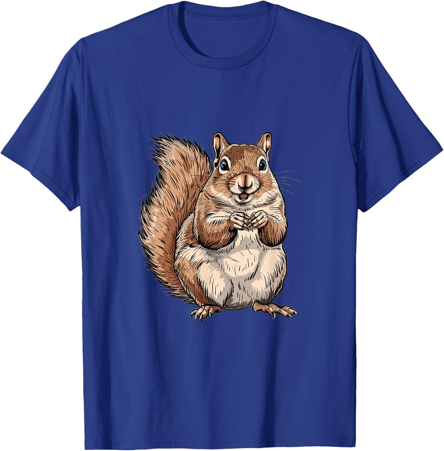 Squirrel Animal Lover Graphic T-Shirt - T-Shirt | Royal